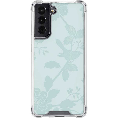Bird Floral Galaxy S22 Clear Case