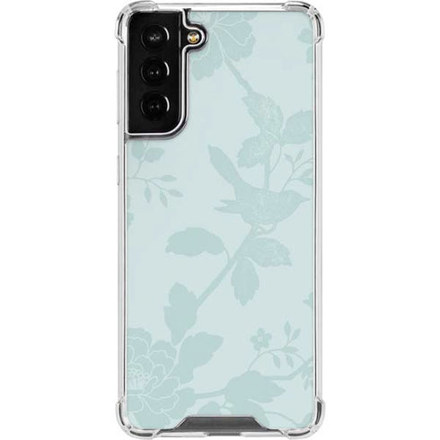 Bird Floral Galaxy S22 Plus Clear Case