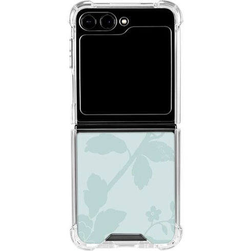Bird Floral Galaxy Z Flip5 5G Clear Case