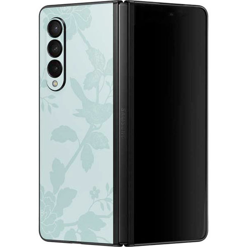 Bird Floral Galaxy Z Fold3 5G Skin