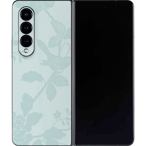 Bird Floral Galaxy Z Fold4 5G Skin