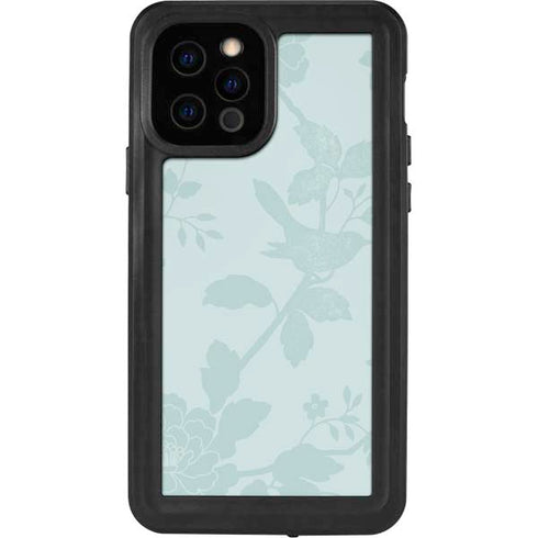 Bird Floral iPhone 12 Pro Waterproof Case