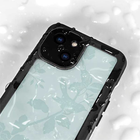Bird Floral iPhone 13 Mini Waterproof Case