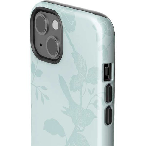 Bird Floral iPhone 15 Plus Impact Case