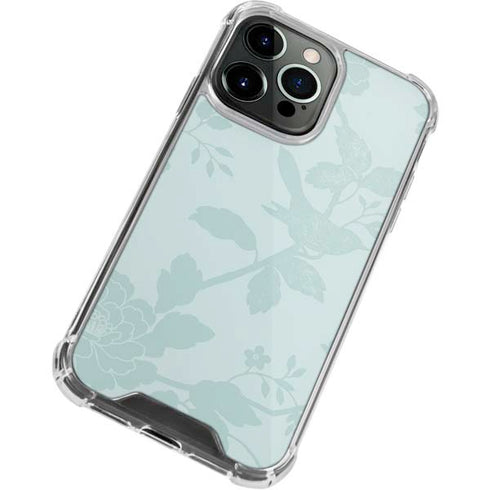 Bird Floral iPhone 15 Pro Max Clear Case