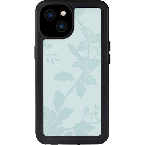 Bird Floral iPhone 15 Plus Waterproof Case