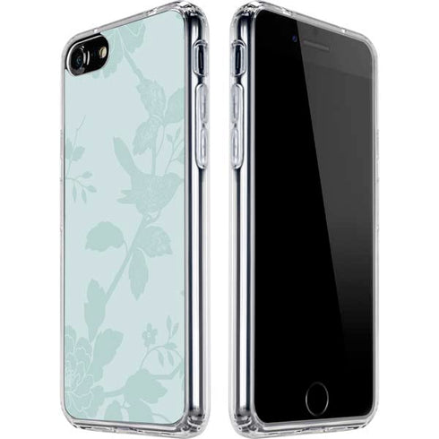Bird Floral iPhone SE (2nd & 3rd Gen) Clear Case