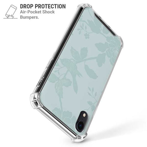 Bird Floral iPhone XR Clear Case