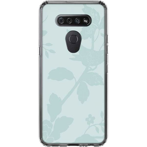 Bird Floral LG K51/Q51 Clear Case