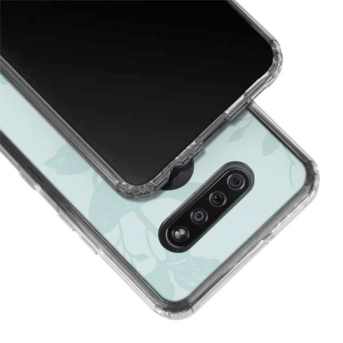 Bird Floral LG K51/Q51 Clear Case