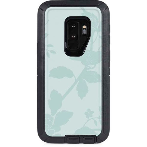 Bird Floral Otterbox Defender Galaxy Skin