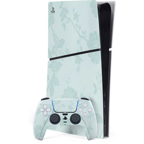 Bird Floral PS5 Slim Digital Edition Bundle Skin
