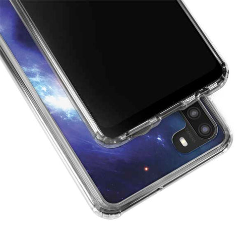 Bird-Shaped Nebula Galaxy A21 Clear Case