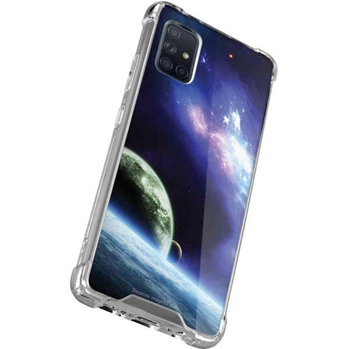 Bird-Shaped Nebula Galaxy A71 5G Clear Case