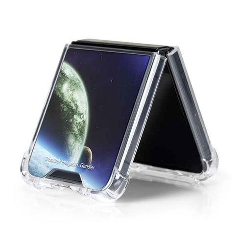 Bird-Shaped Nebula Galaxy Z Flip5 5G Clear Case