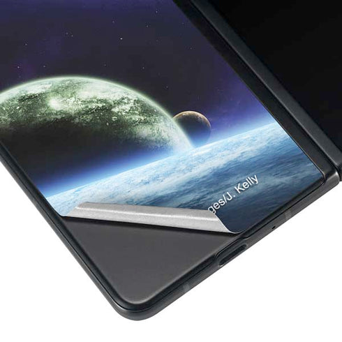 Bird-Shaped Nebula Galaxy Z Fold3 5G Skin
