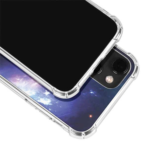 Bird-Shaped Nebula iPhone 14 Plus Clear Case