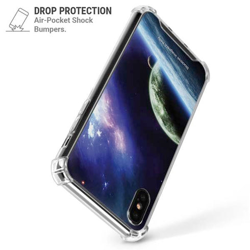 Bird-Shaped Nebula iPhone XS Max Clear Case