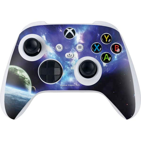 Bird-Shaped Nebula Xbox Series S Controller Skin