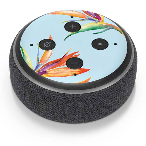 Birds of Paradise Summer Amazon Echo Dot Skin