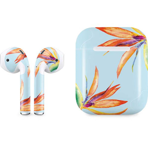 Birds of Paradise Summer Apple AirPods Skin