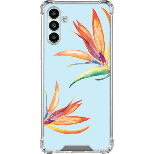 Birds of Paradise Summer Galaxy A13 5G Clear Case