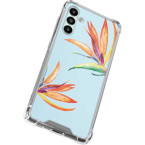 Birds of Paradise Summer Galaxy A13 5G Clear Case
