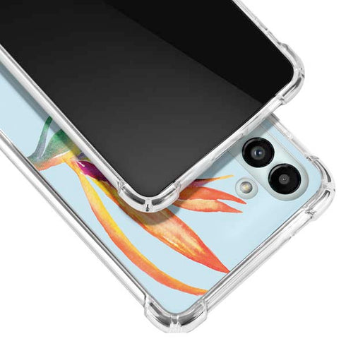 Birds of Paradise Summer Galaxy A13 5G Clear Case