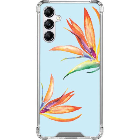 Birds of Paradise Summer Galaxy A14 5G Clear Case