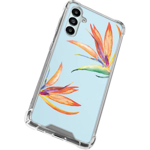 Birds of Paradise Summer Galaxy A15 5G Clear Case
