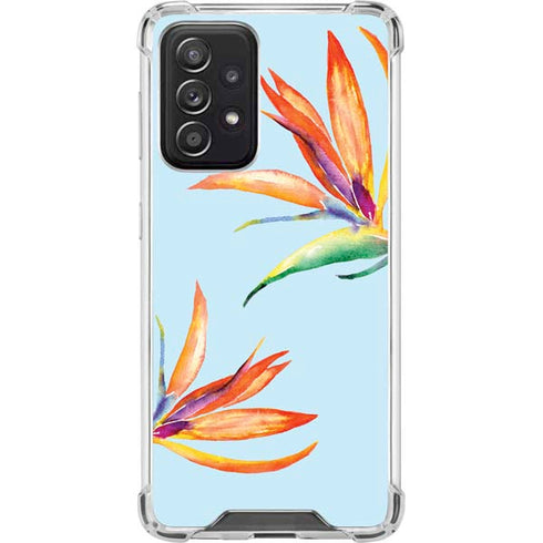 Birds of Paradise Summer Galaxy A52 5G Clear Case