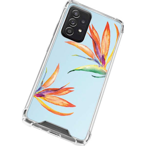 Birds of Paradise Summer Galaxy A52 5G Clear Case