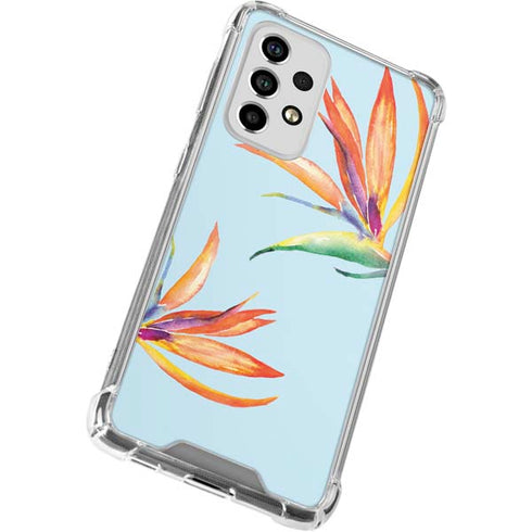 Birds of Paradise Summer Galaxy A53 5G Clear Case