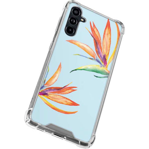 Birds of Paradise Summer Galaxy A54 5G Clear Case