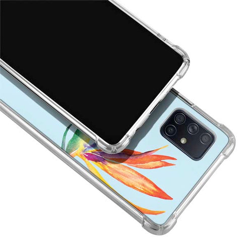 Birds of Paradise Summer Galaxy A71 5G Clear Case