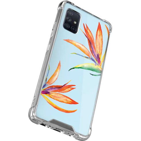 Birds of Paradise Summer Galaxy A71 5G Clear Case