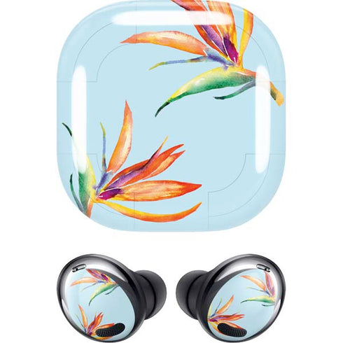 Birds of Paradise Summer Galaxy Buds Pro Skin