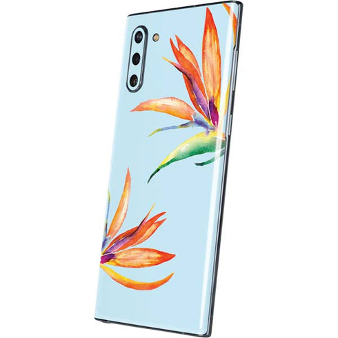Birds of Paradise Summer Galaxy Note 10 Skin