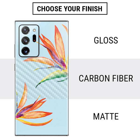 Birds of Paradise Summer Galaxy Note20 Ultra 5G Skin