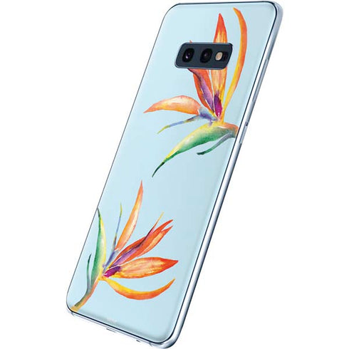 Birds of Paradise Summer Galaxy S10e Skin