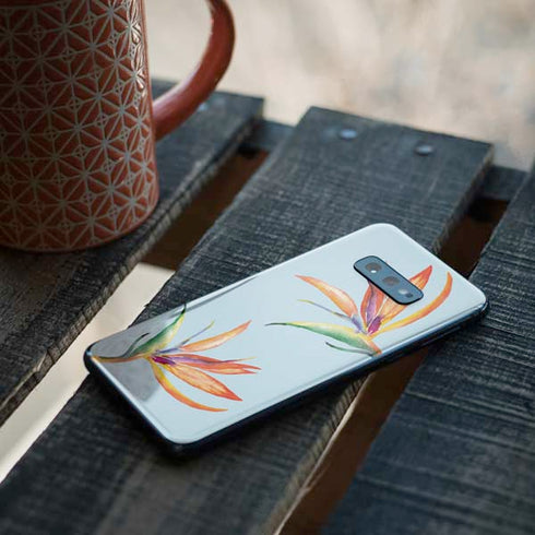 Birds of Paradise Summer Galaxy S10e Skin