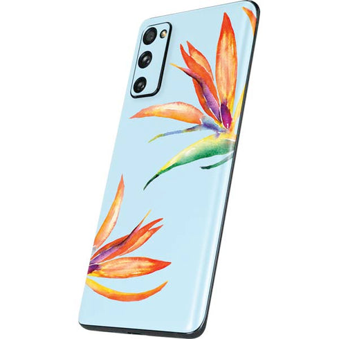 Birds of Paradise Summer Galaxy S20 Fan Edition Skin