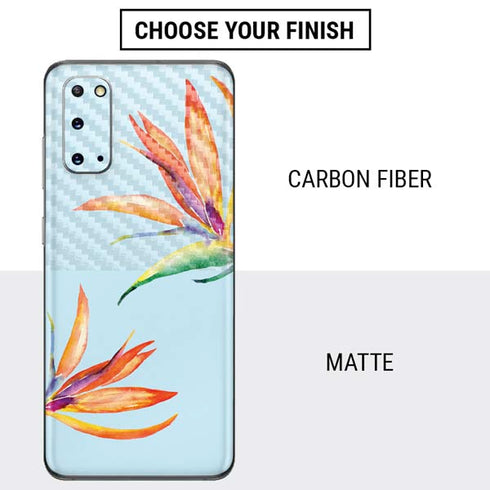 Birds of Paradise Summer Galaxy S20 Skin