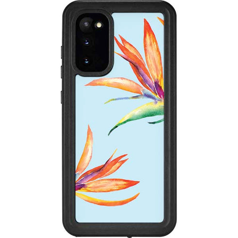 Birds of Paradise Summer Galaxy S20 Waterproof Case