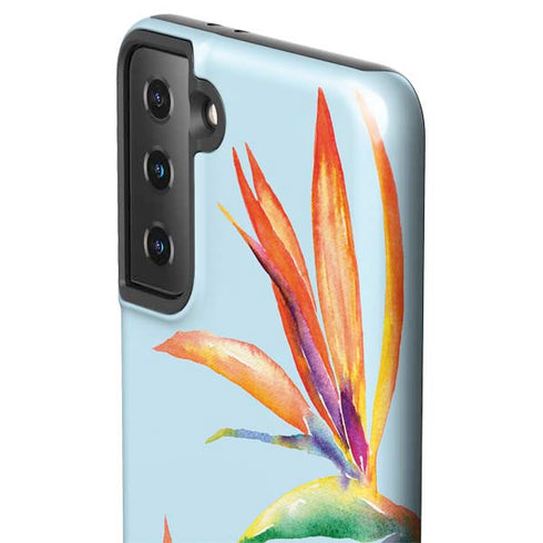Birds of Paradise Summer Galaxy S21 FE Pro Case