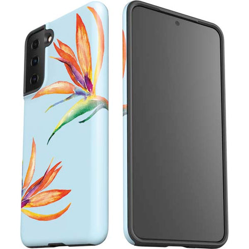 Birds of Paradise Summer Galaxy S21 FE Pro Case