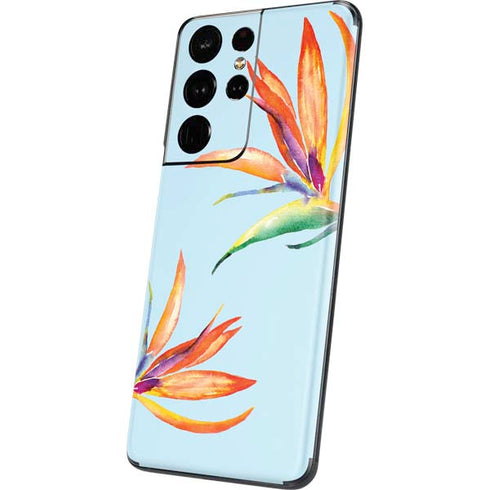 Birds of Paradise Summer Galaxy S21 Ultra 5G Skin