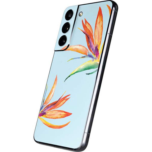 Birds of Paradise Summer Galaxy S22 Skin