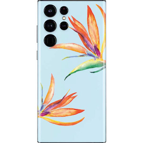 Birds of Paradise Summer Galaxy S22 Ultra Skin