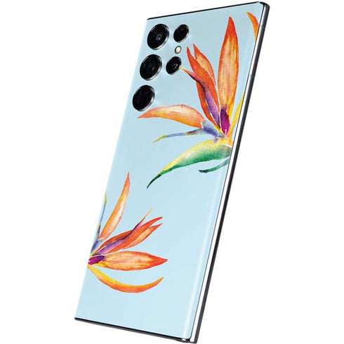 Birds of Paradise Summer Galaxy S22 Ultra Skin